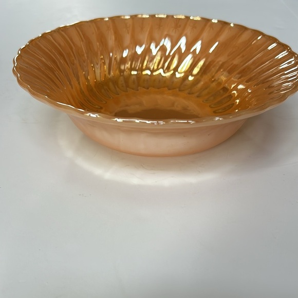 Anchor Hocking Fire King Peach Luster Vintage Bowl - Picture 6 of 6